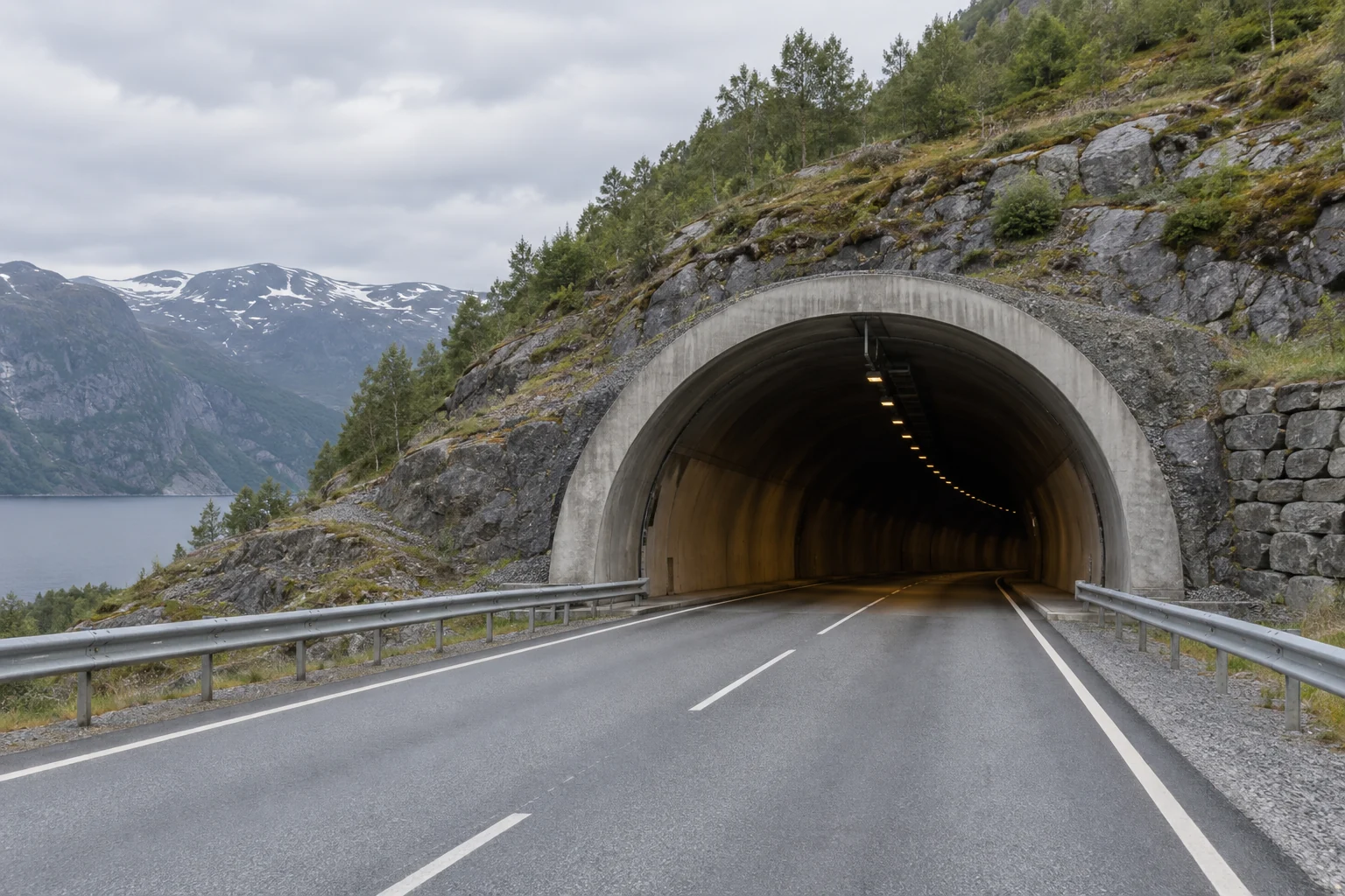 Inngang til veitunnel